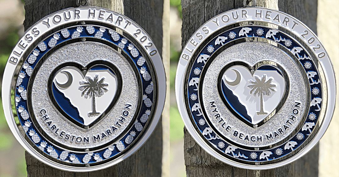 Charleston Marathon Bless Your Heart Medal